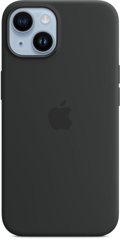 Купить Чехол Apple iPhone 14 Silicone Case with MagSafe, midnight (MPRU3FE/A)